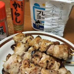 甘辛タレで簡単おうち焼き鳥